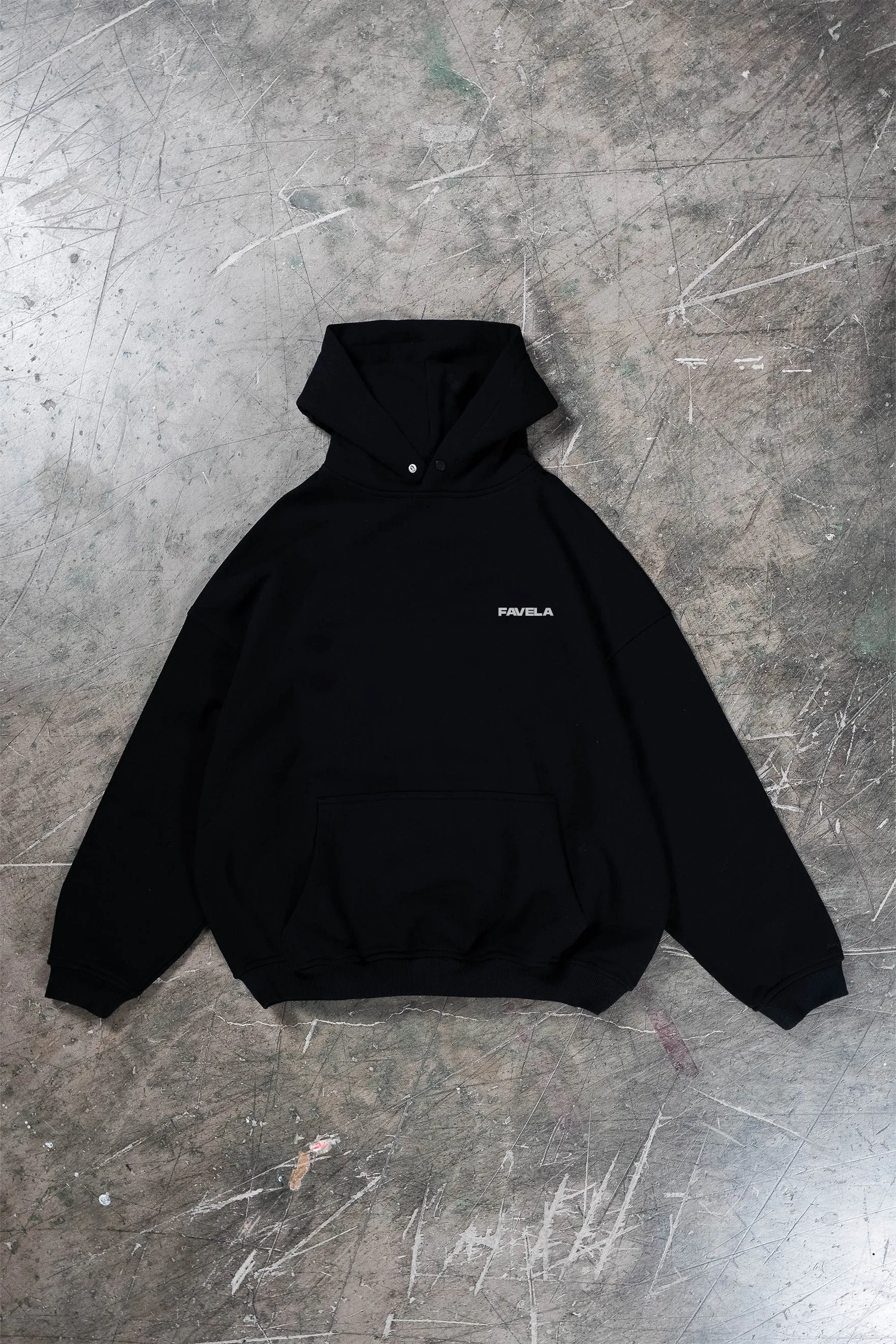 2023 BLACK OVERSIZED HOODIE