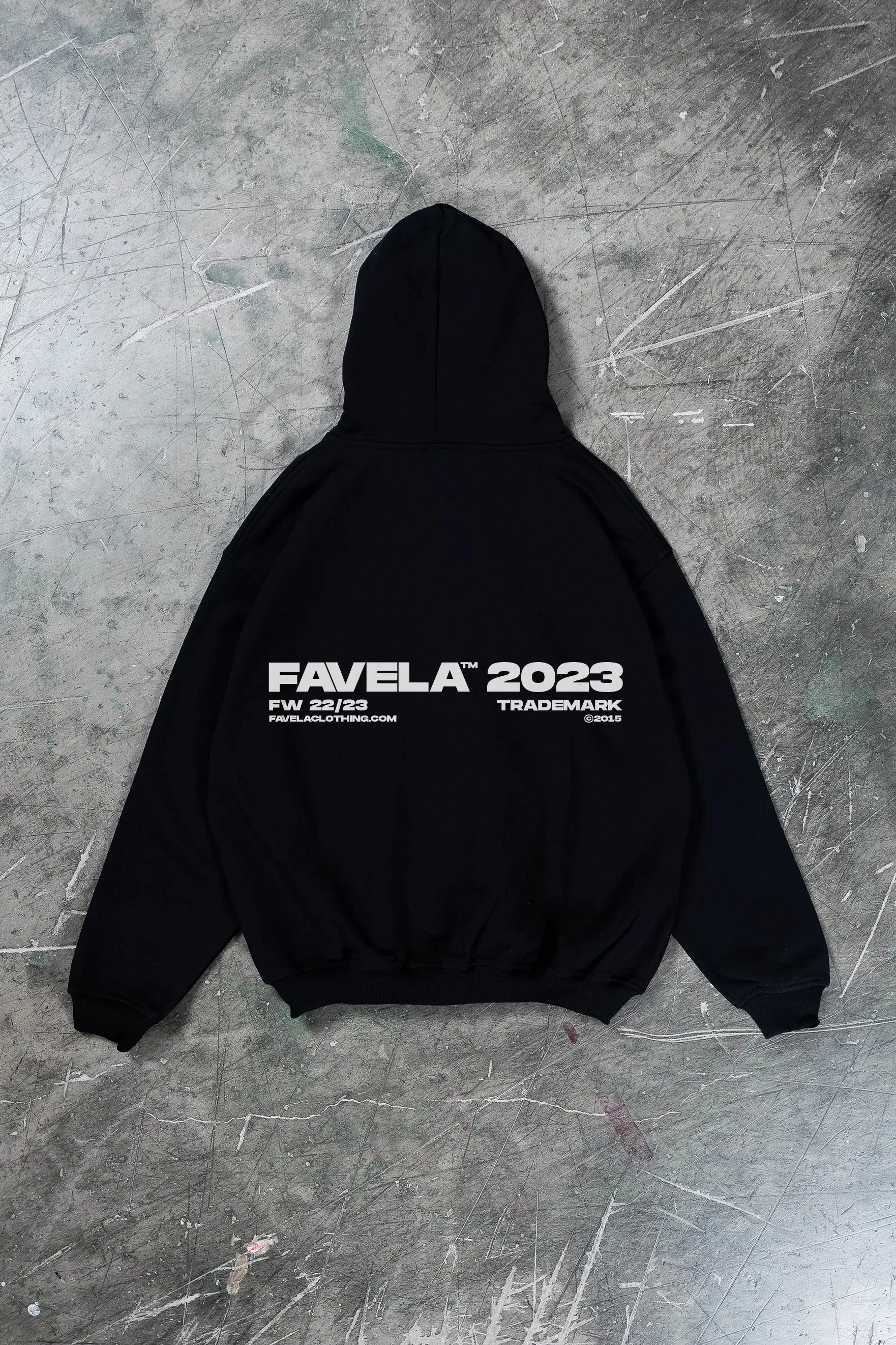2023 BLACK OVERSIZED HOODIE