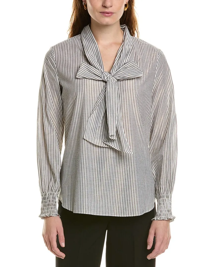 Anne Klein Tie Neck Blouse