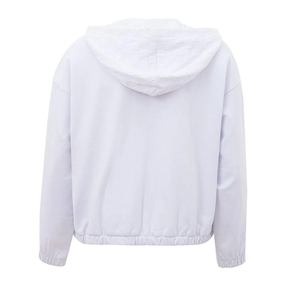 Armani Exchange Chic White Viscose Sweater for Dame