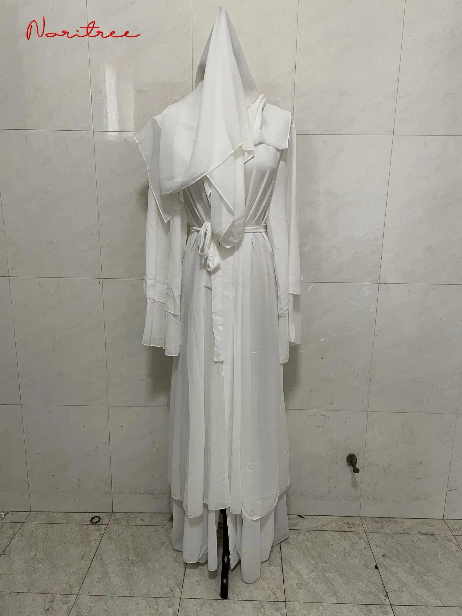 Casual Middle Eastern Style Arabic Cardigan Open Abaya