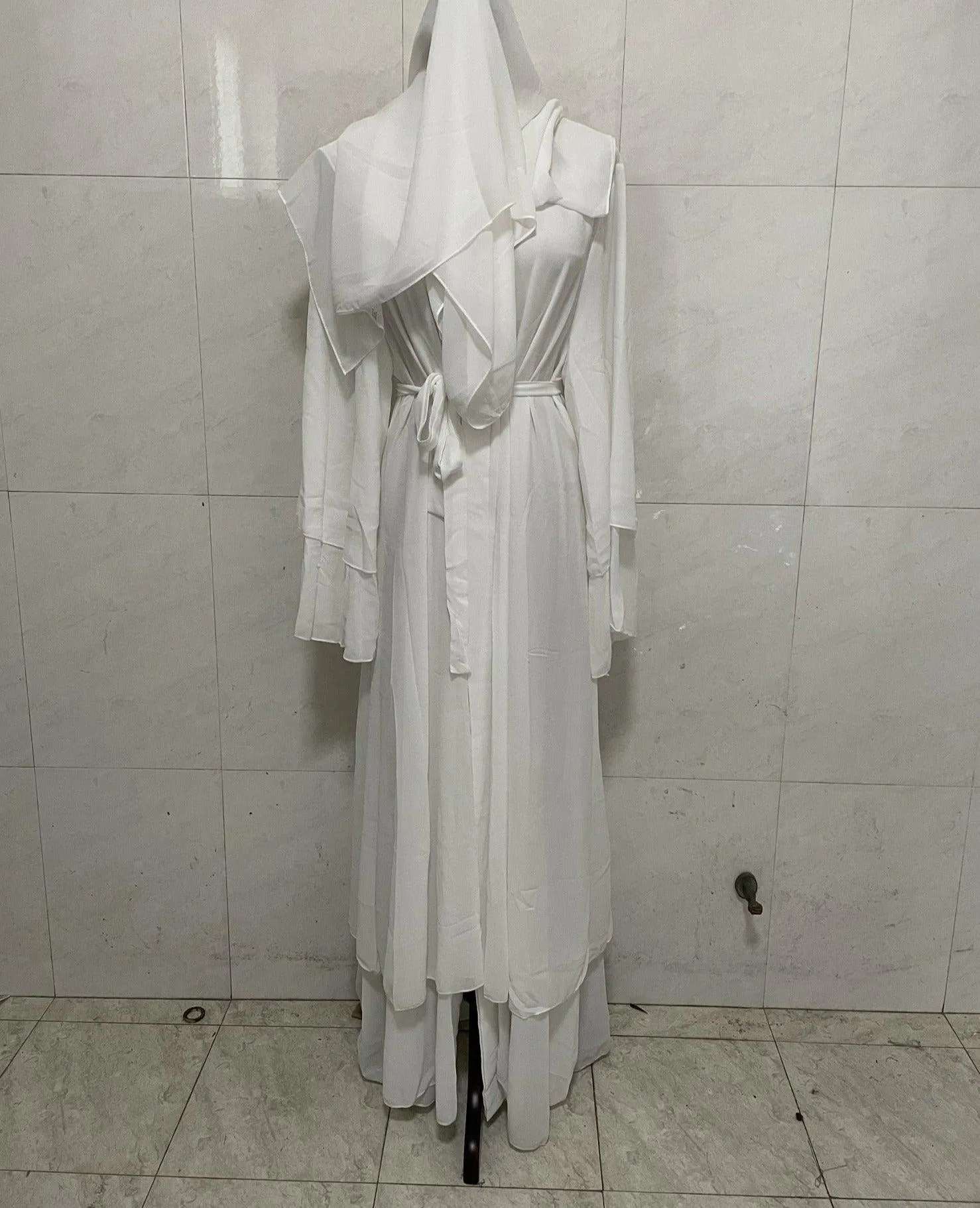 Casual Middle Eastern Style Arabic Cardigan Open Abaya