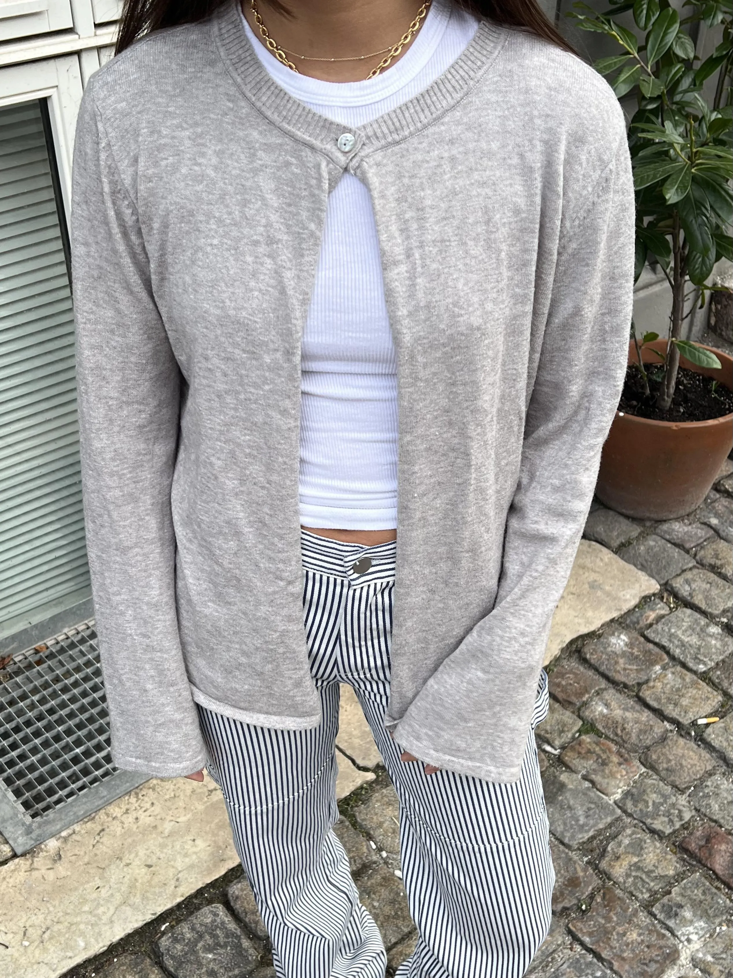 Casual Vest | Casual Enkel Knoopje Vest