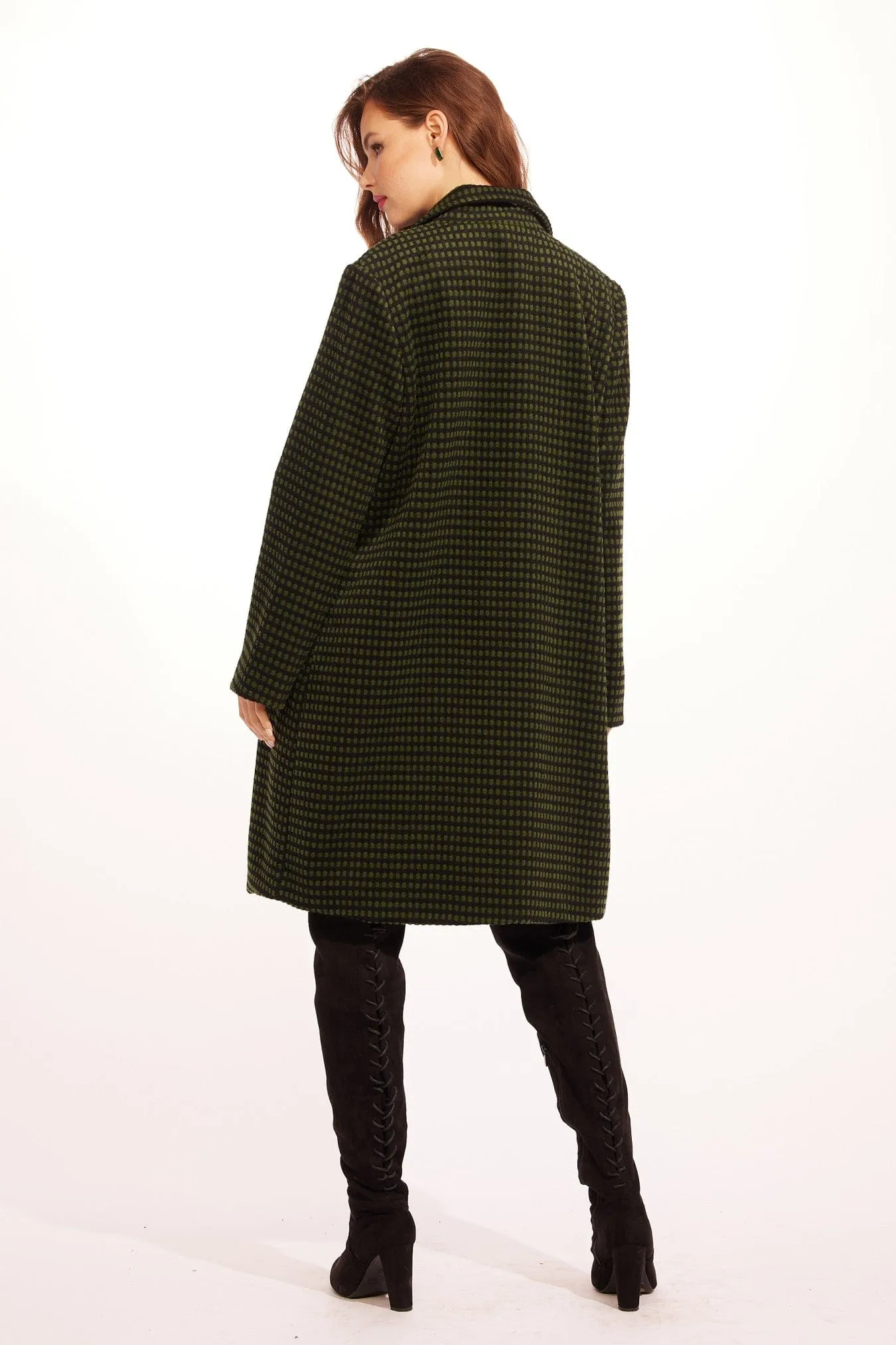 Chester Coat - Green Dot