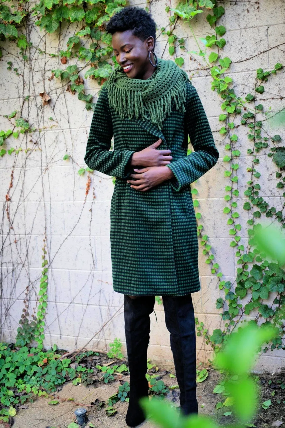 Chester Coat - Green Dot