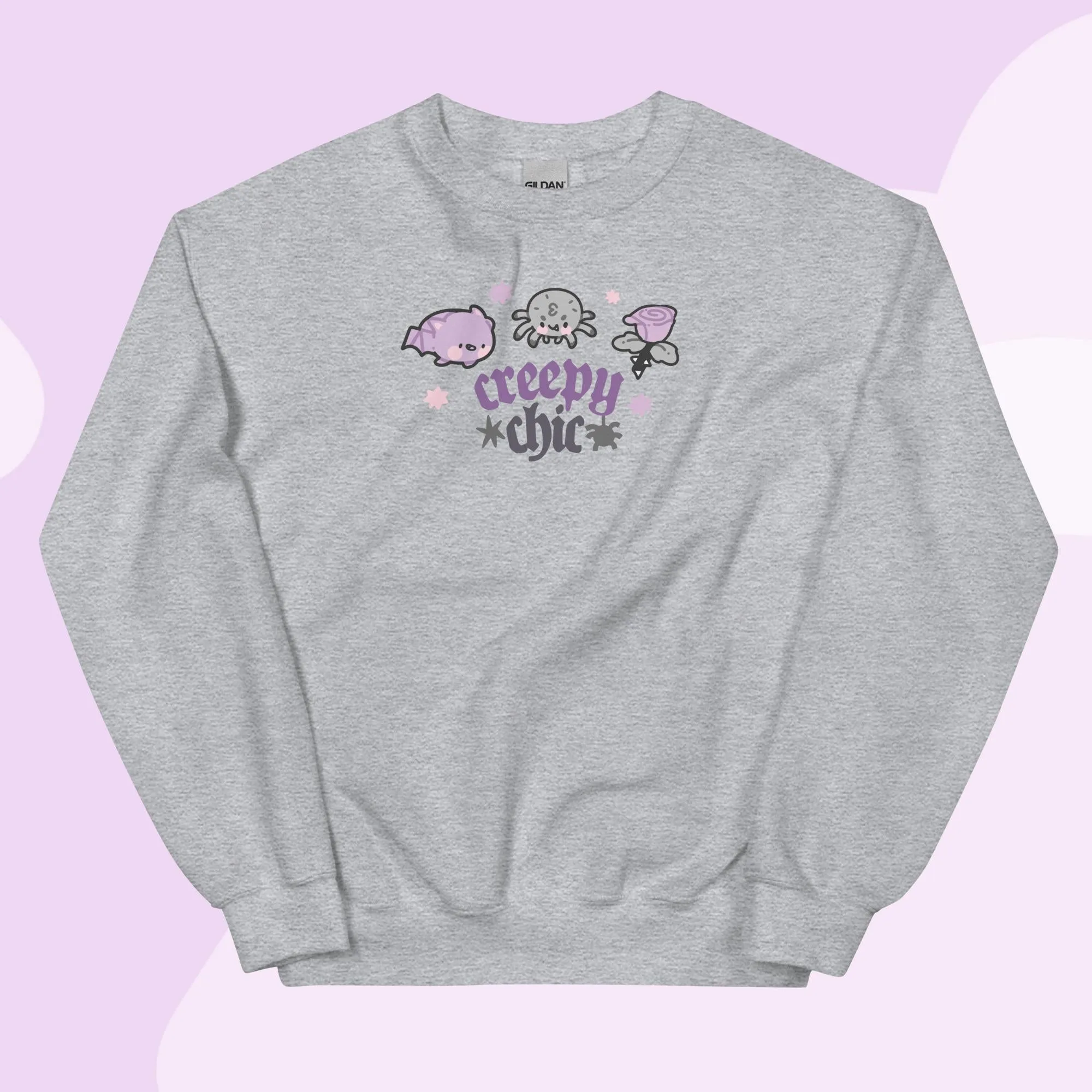Creepy Chic Kawaii Gothic Halloween Sweater | Spooky Cute Vampies Vault Jumper | Cozy Autumn Aesthetic