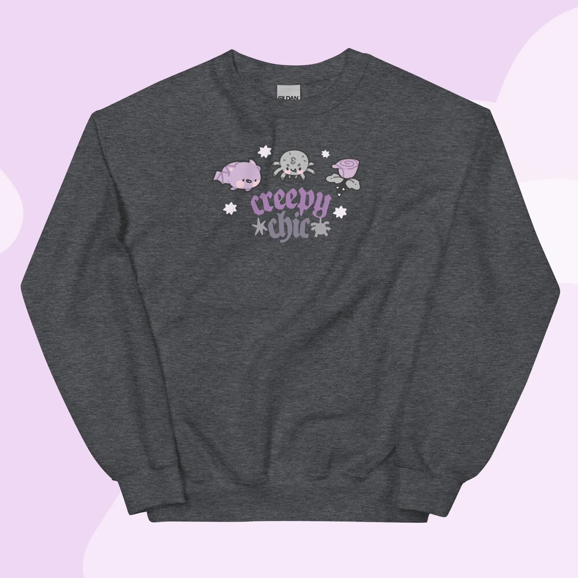 Creepy Chic Kawaii Gothic Halloween Sweater | Spooky Cute Vampies Vault Jumper | Cozy Autumn Aesthetic
