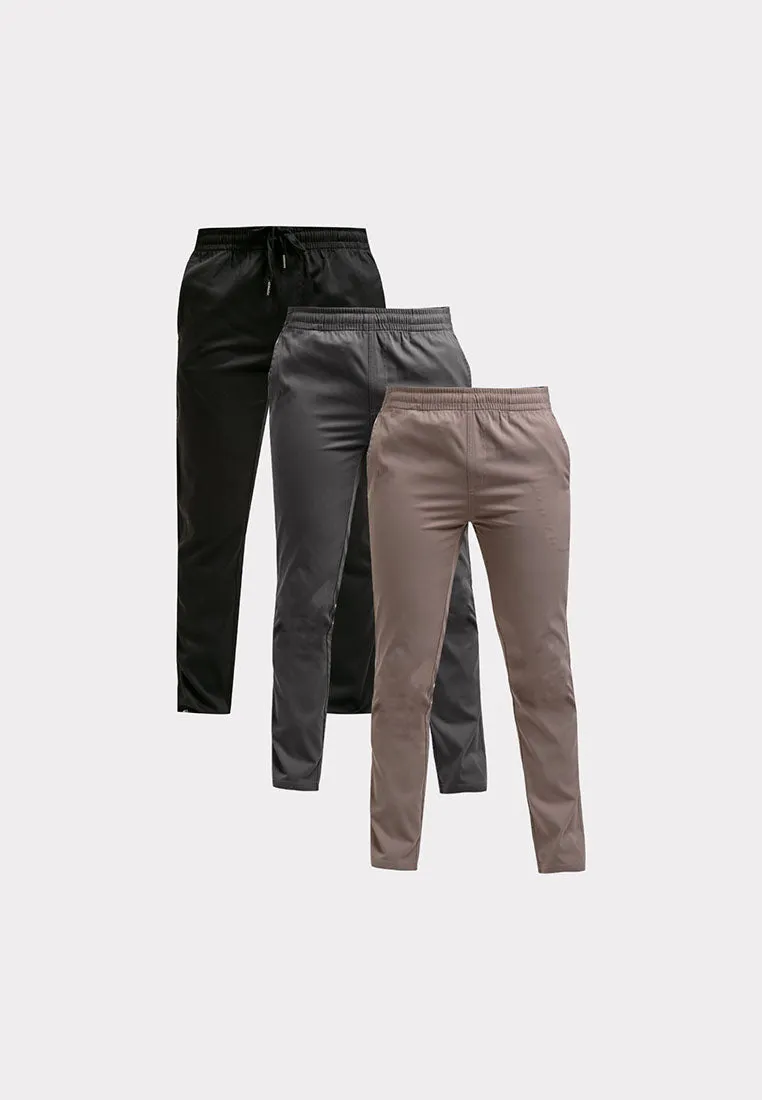 Forest Easy Cotton Trousers Stretchable Slim Fit Long Pants Men | Seluar Lelaki Panjang  - 10749