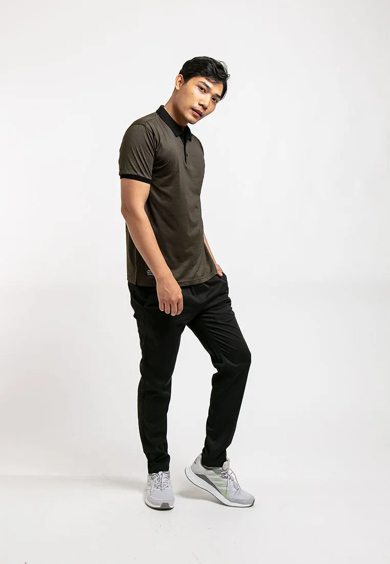 Forest Easy Cotton Trousers Stretchable Slim Fit Long Pants Men | Seluar Lelaki Panjang  - 10749