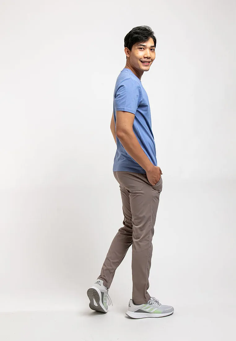 Forest Easy Cotton Trousers Stretchable Slim Fit Long Pants Men | Seluar Lelaki Panjang  - 10749
