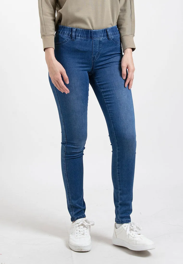 Forest Ladies Stretchable Denim Leggings Pants | Seluar Jeans Perempuan - 810488