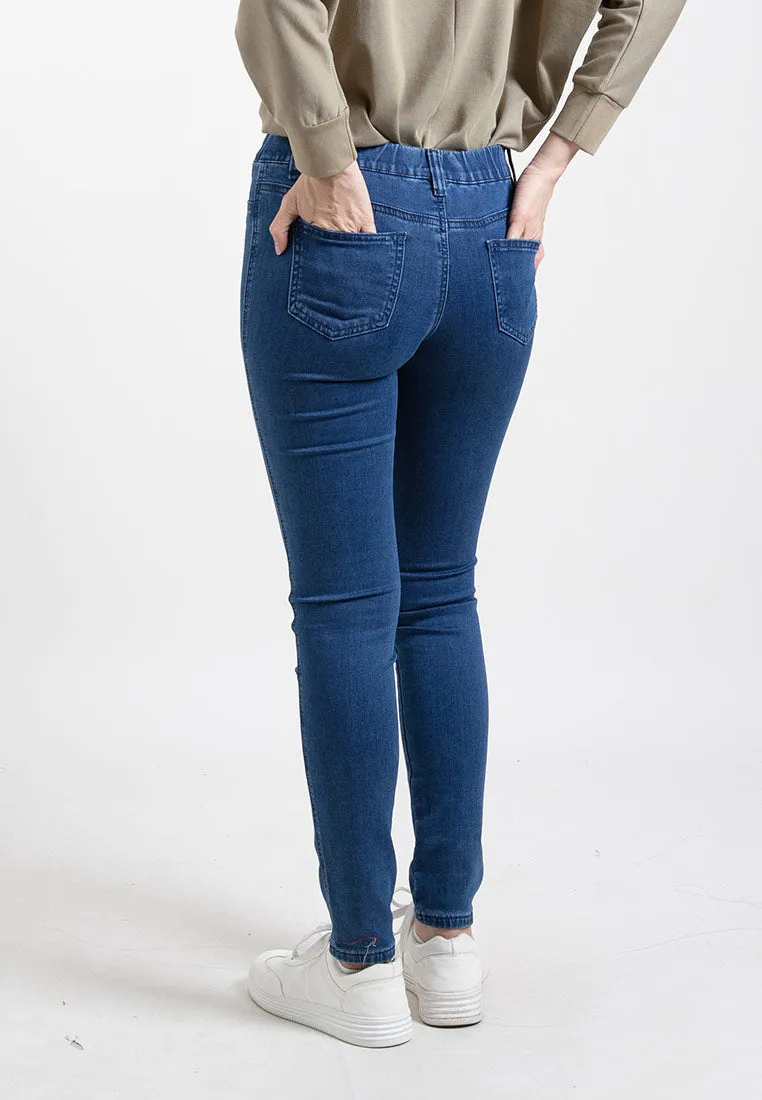 Forest Ladies Stretchable Denim Leggings Pants | Seluar Jeans Perempuan - 810488