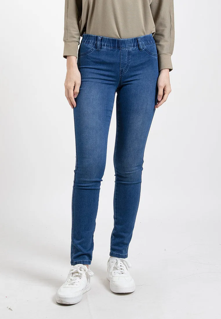 Forest Ladies Stretchable Denim Leggings Pants | Seluar Jeans Perempuan - 810488