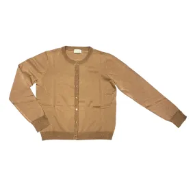 Gaudì maglia cardigan da donna con glitter 511BD53007 2281 beige