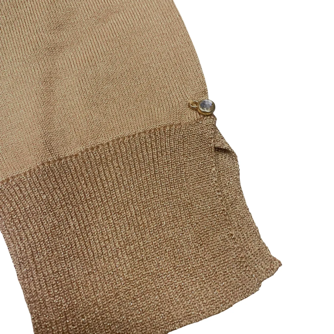 Gaudì maglia cardigan da donna con glitter 511BD53007 2281 beige