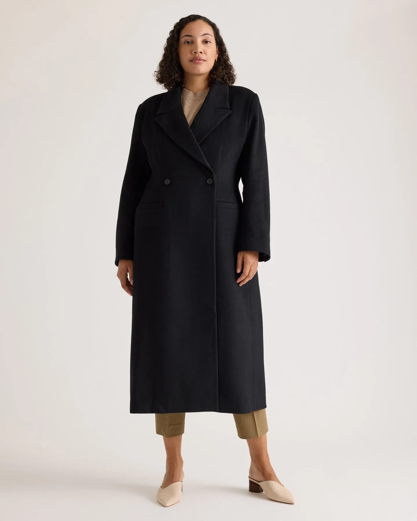 Italian Wool Tailored Coat