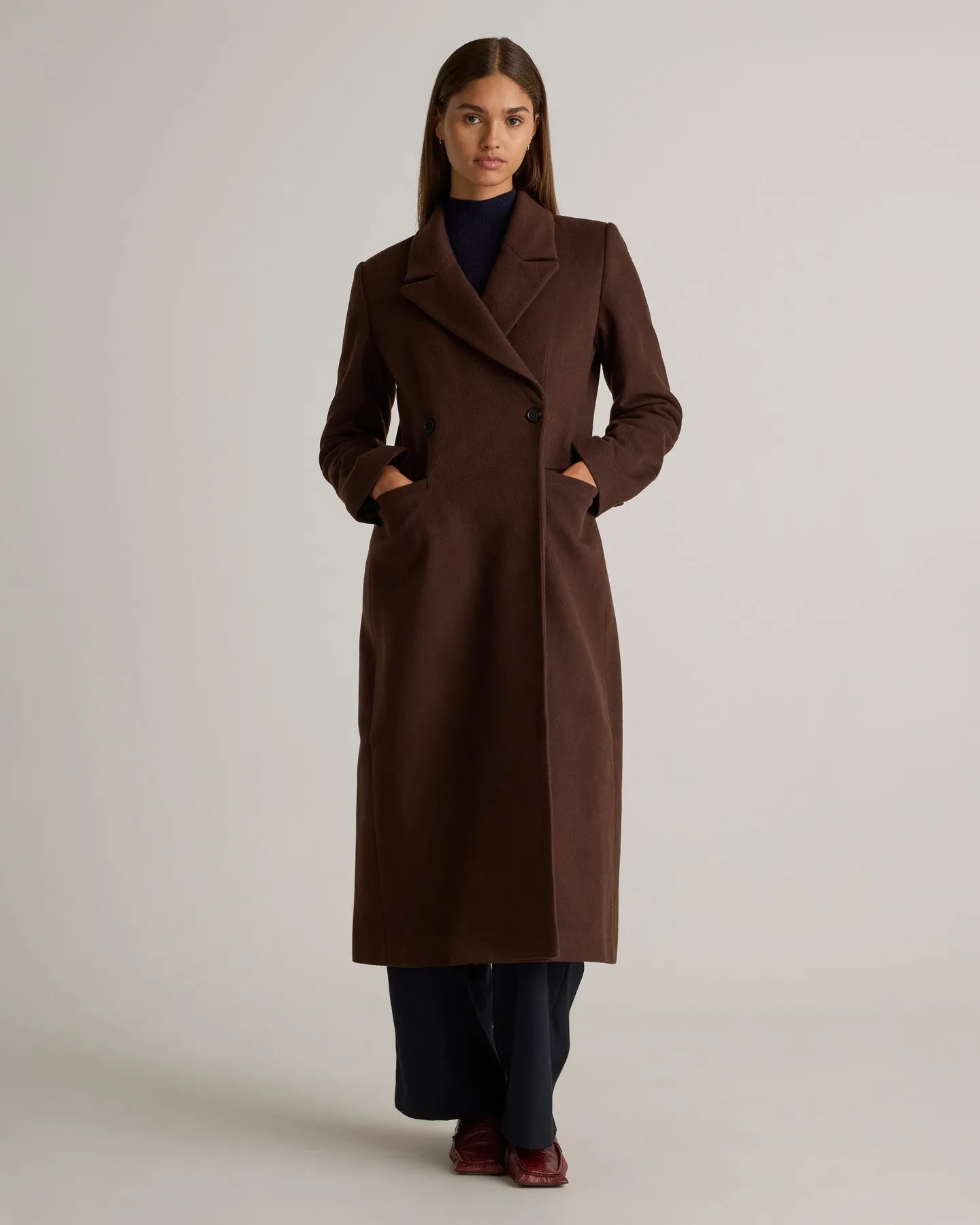 Italian Wool Tailored Coat