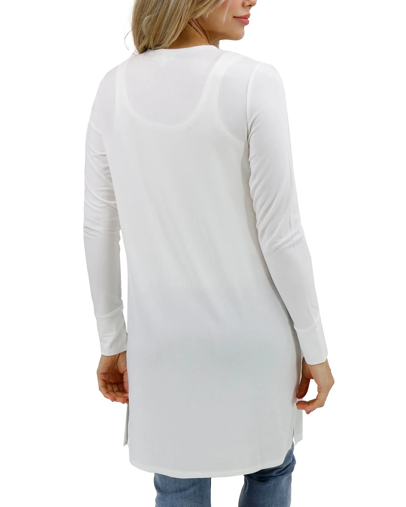 Ivory Casual Day Modal Cardigan