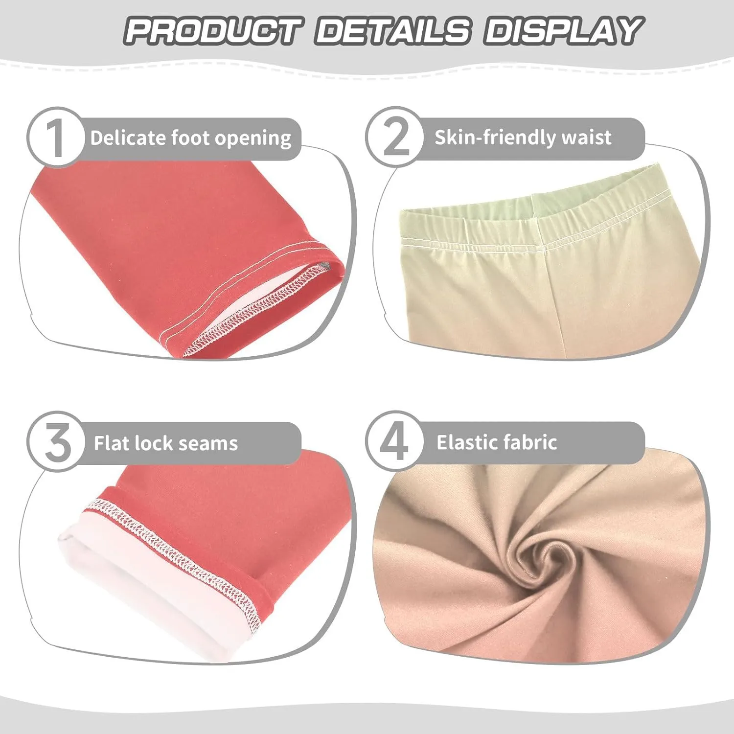 J JOYSAY Blue Pink Gradient Girls Leggings Kids Yoga Pants