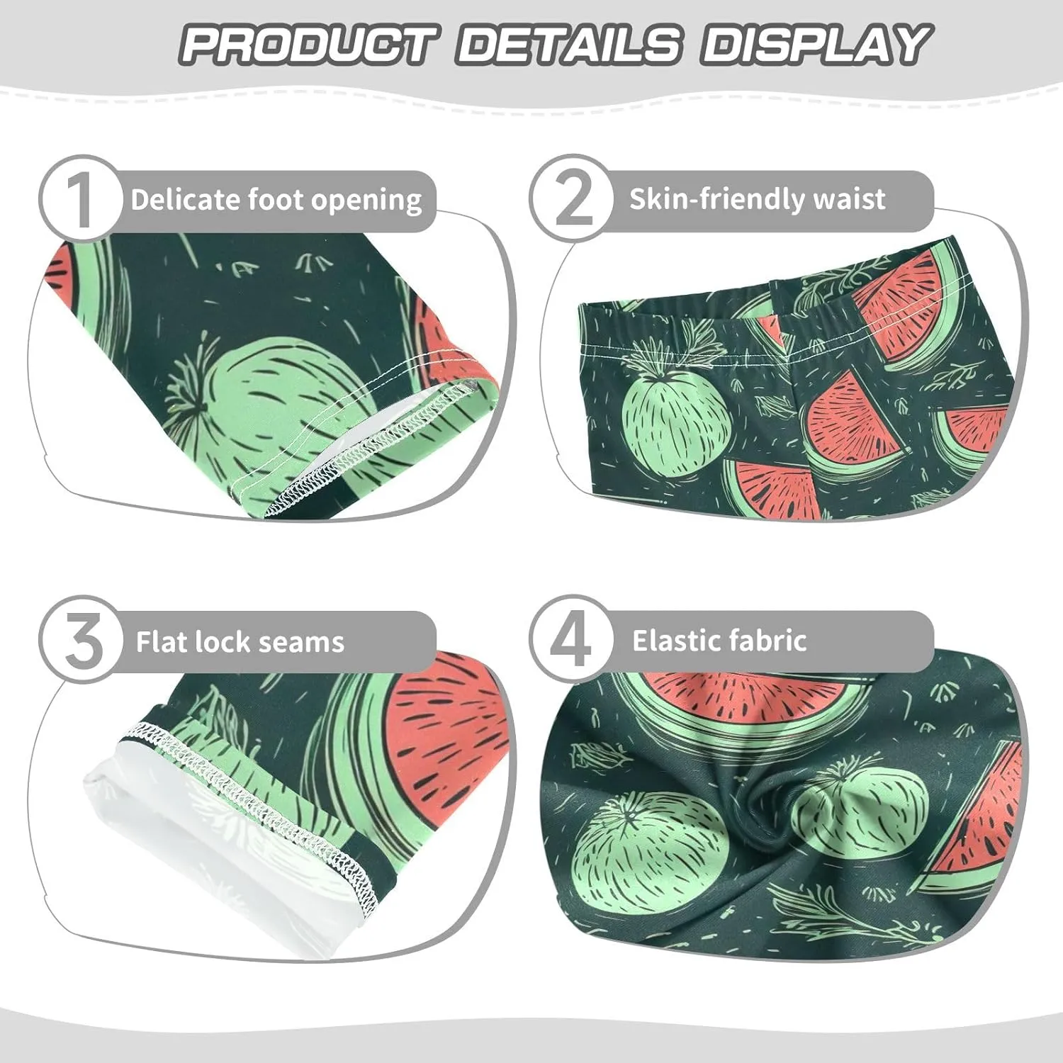 J JOYSAY Watermelons Summer Girls Leggings Girls Yoga Pants