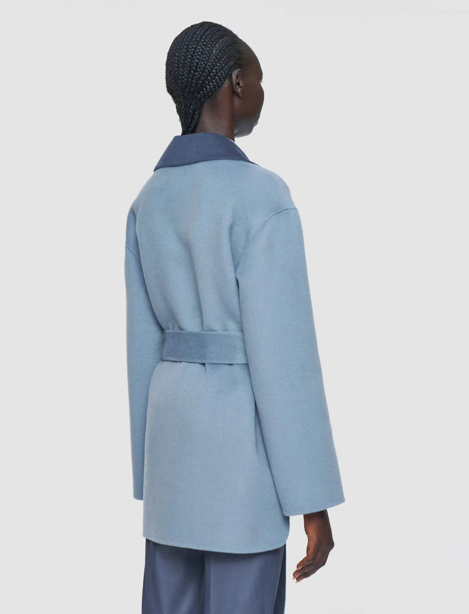 JOSEPH ARNOLD REVERSIBLE DOUBLE FACE CASHMERE COAT