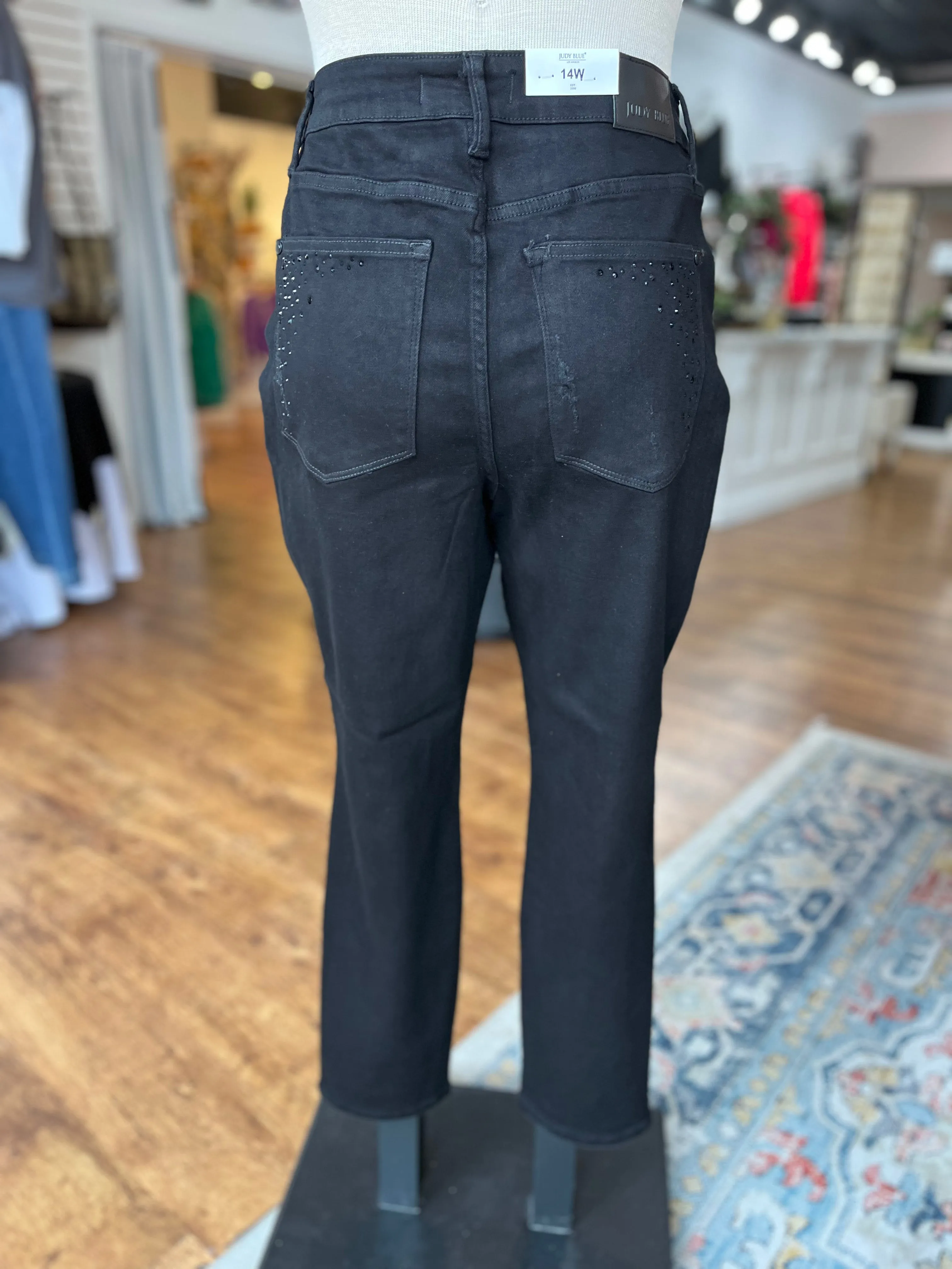 Judy Blue Black High Waist Slim Jean ~ ELIANA