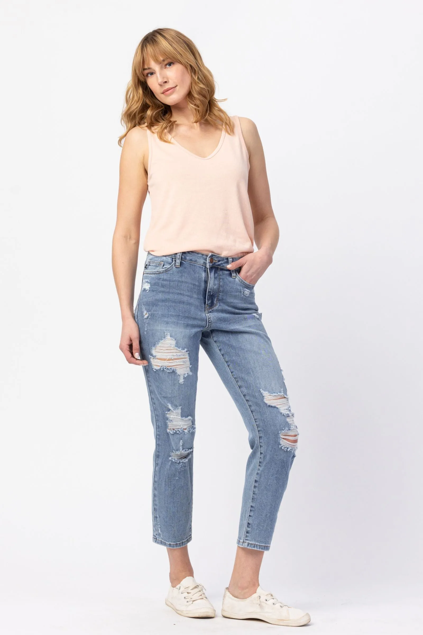 Judy Blue High Waist Boyfriend