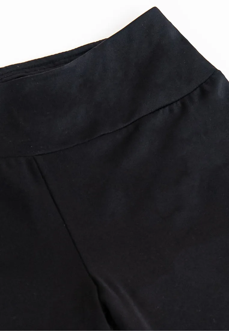 Ladies Stretchable Cotton Slim Plain Legging - 810422