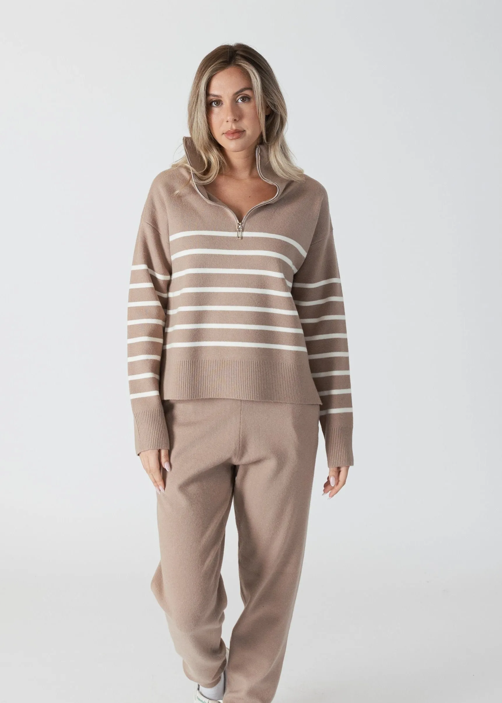 Lyla and Luxe Bobbi Stripped Sweater