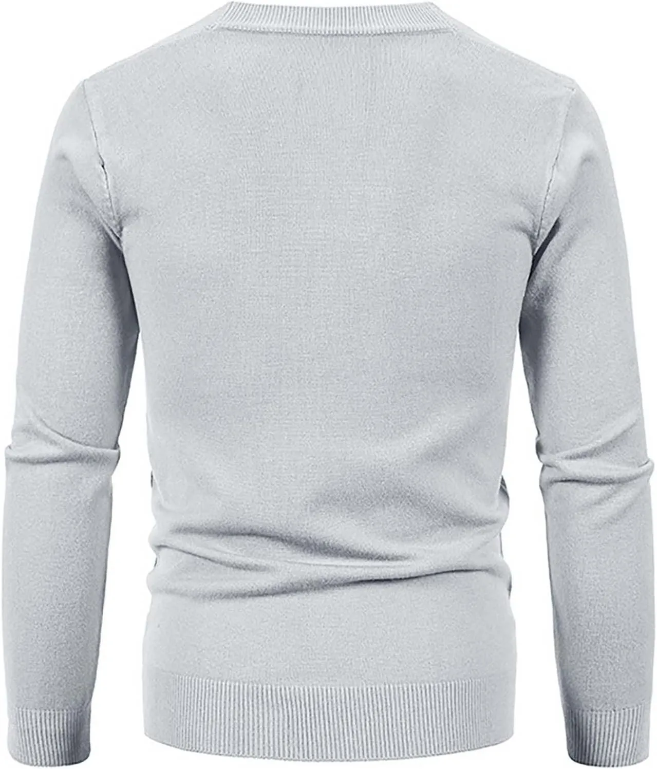 Men's Cardigan Sweaters with Button Slim Fit Casual Lightweight Casual V Neck Long Sleeve Solid Color Knitted Sweater