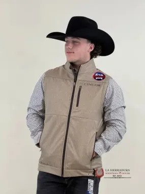MENS CINCH BONDED VEST TAN