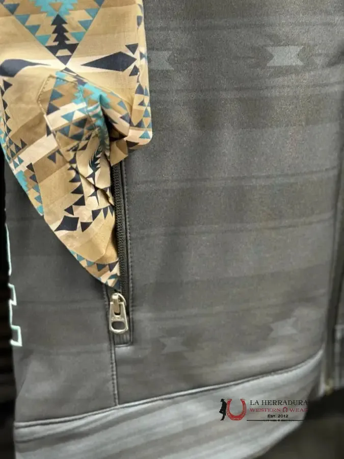 MEN’S CINCH VEST BLACK&BLUE