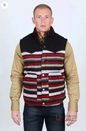 MEN’S PLATINI VEST RED/ AZTEC- AZV9379
