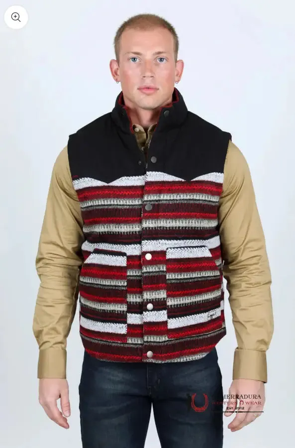 MEN’S PLATINI VEST RED/ AZTEC- AZV9379