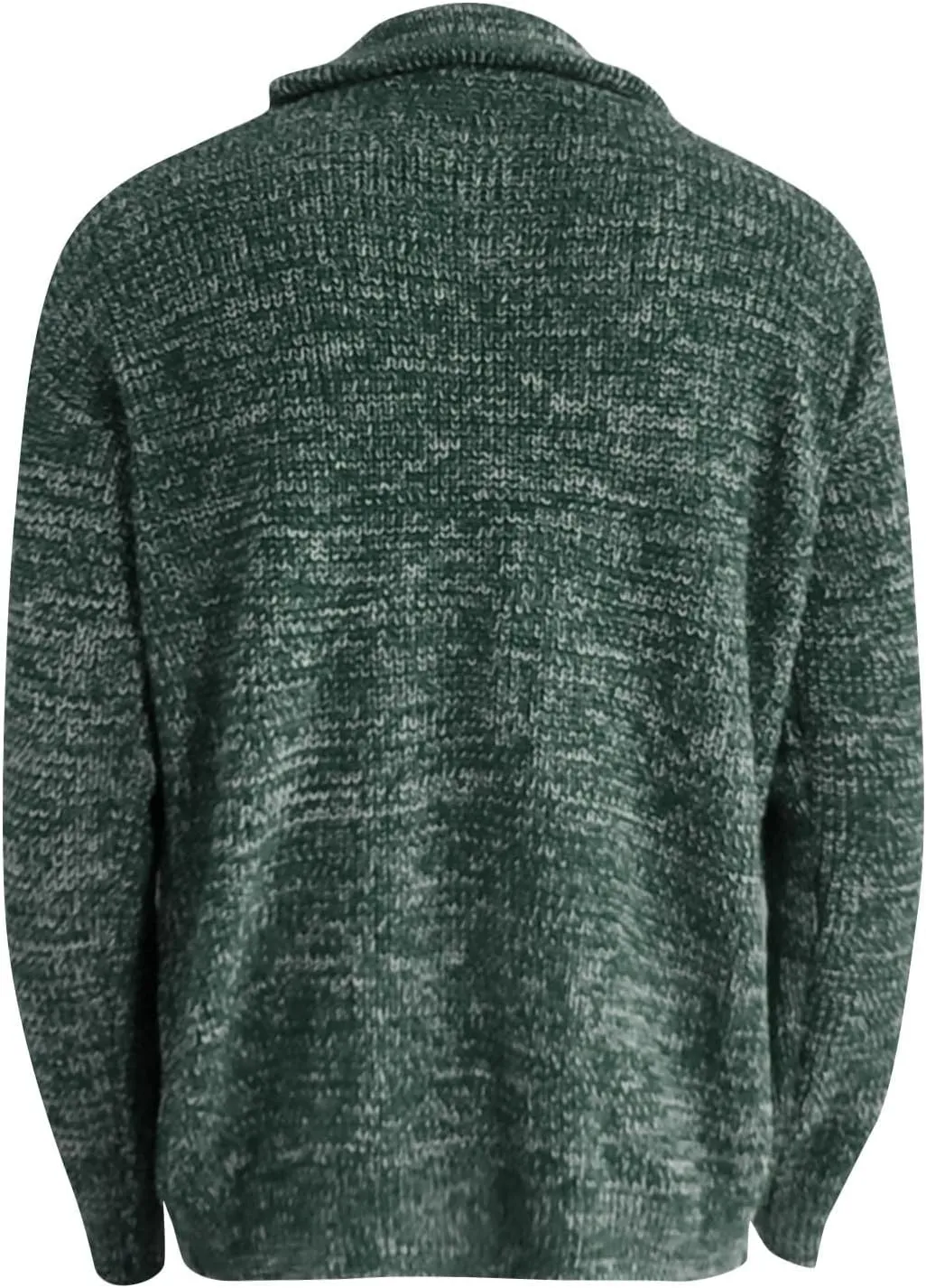 Mens Sweater Cardigan Casual Long Sleeve Shawl Collar Buttons Down Cable Knit Cardigan Sweater, XXL-5XL