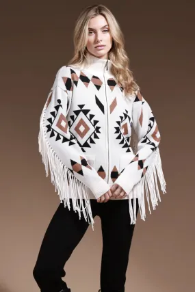 Mi9019 Aztec Cotton Zip Up