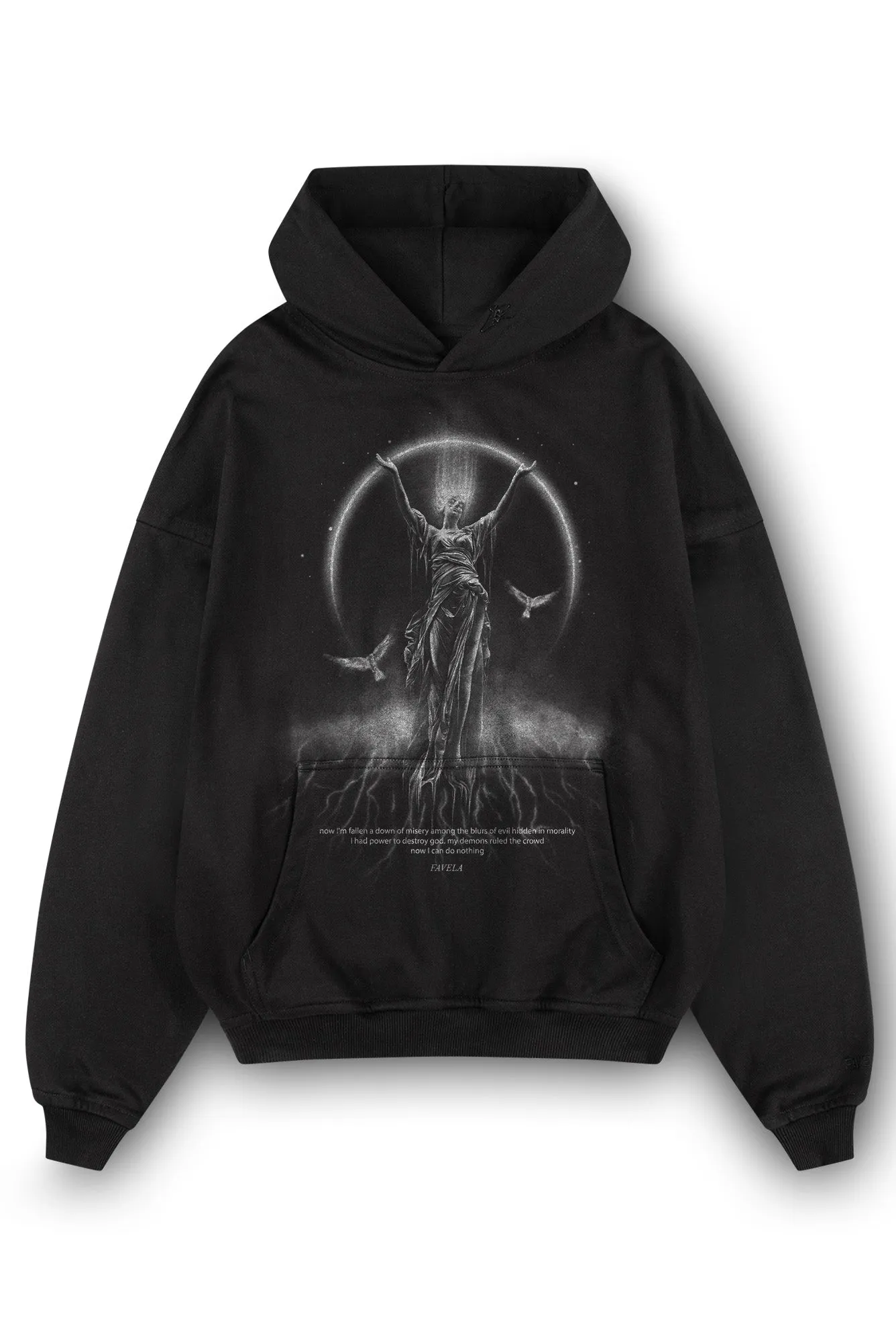 MISERY BLACK HOODIE