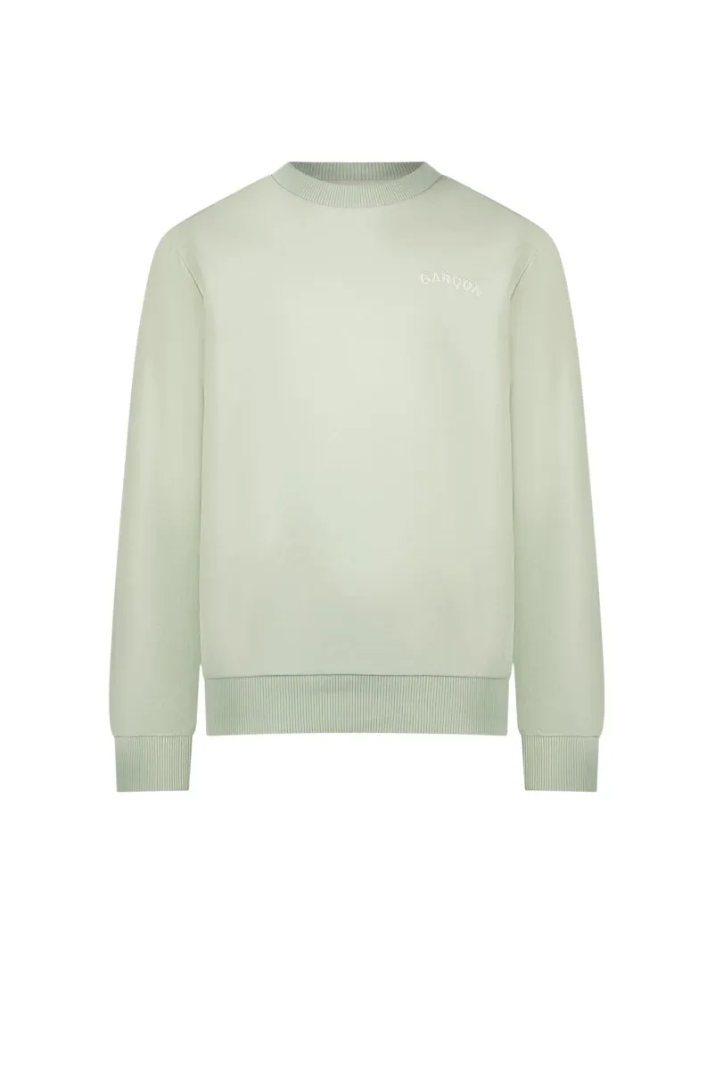OLIVER logo sweater Soft green