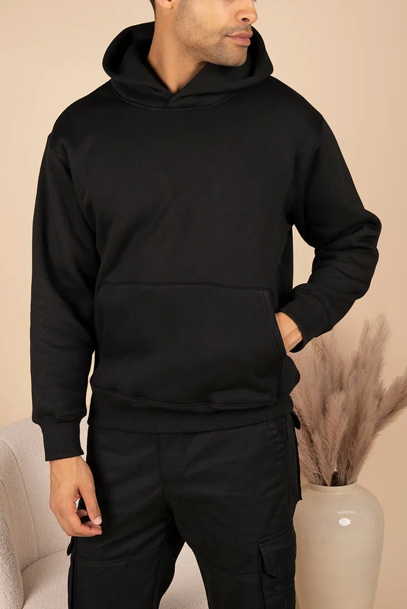 Premium Oversized Hoodie - Black