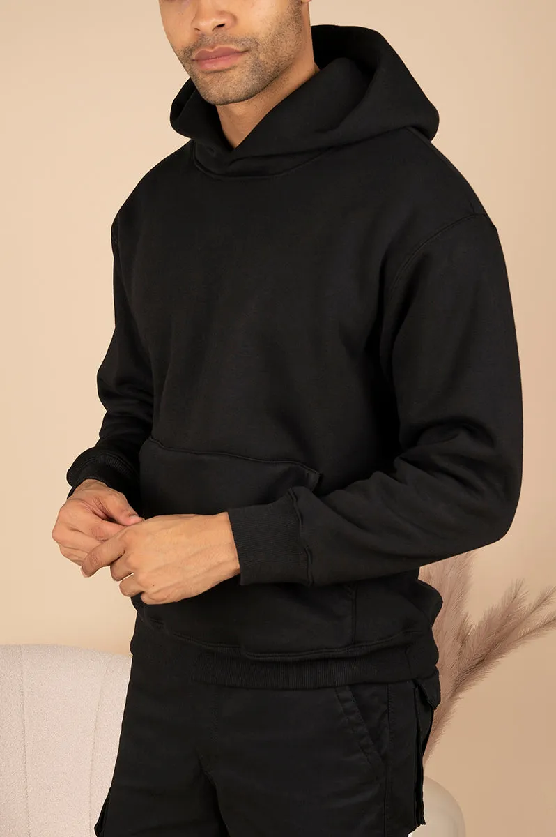 Premium Oversized Hoodie - Black
