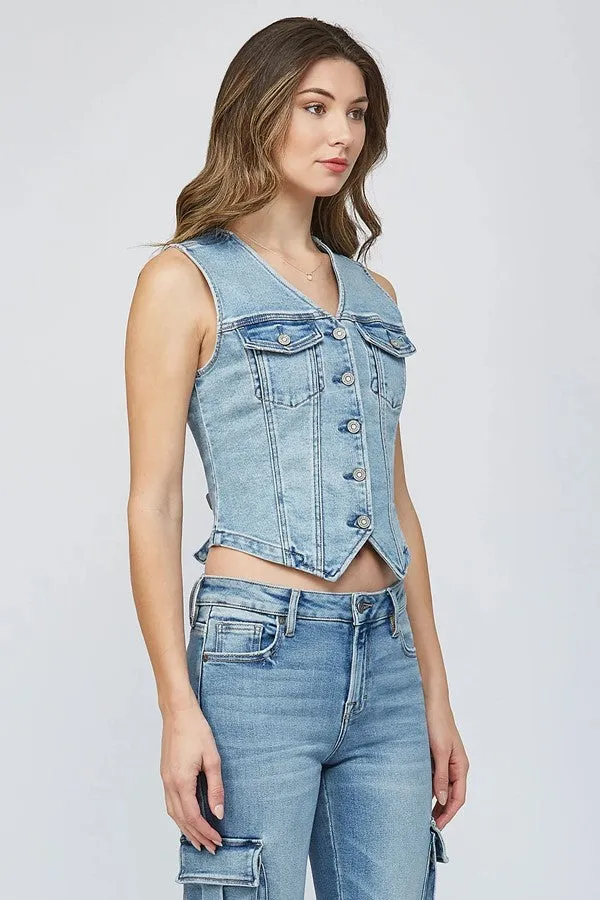 Rebel Denim Vest
