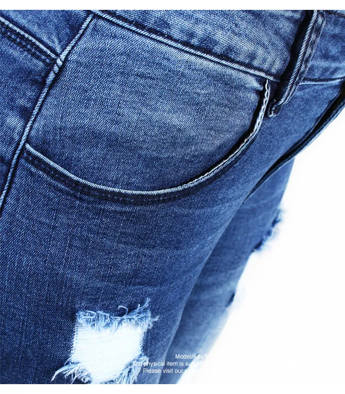 RI RI Stretchy Ripped Denim Skinny Jeans