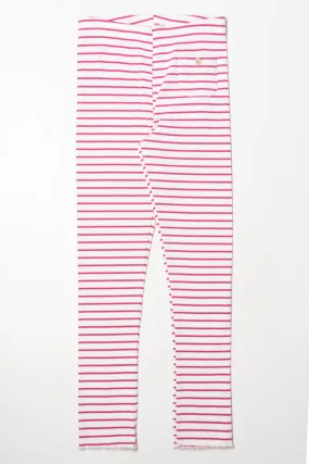 Rib Stripe Legging Pink
