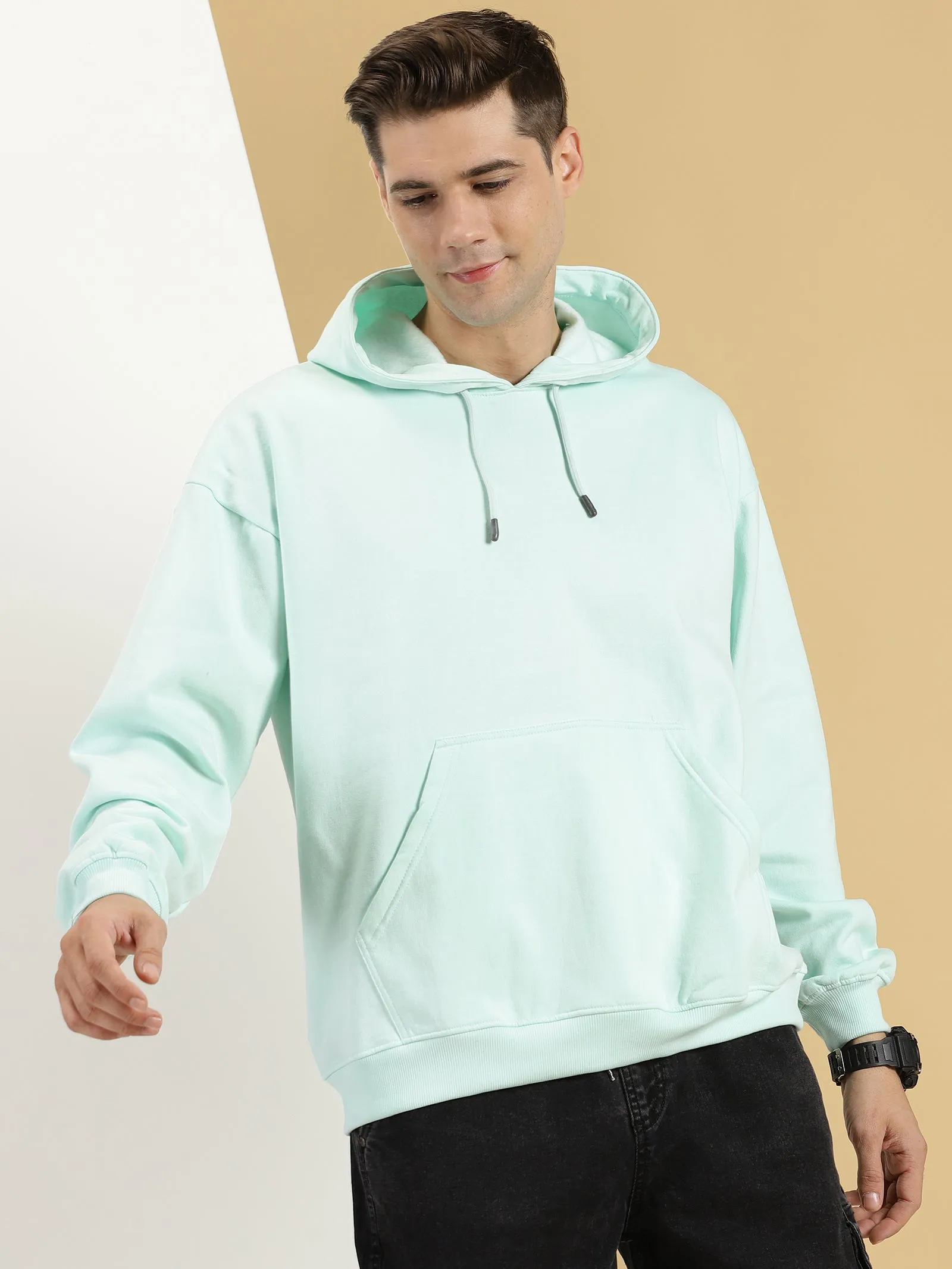 Sea Green Oversized Hoodie