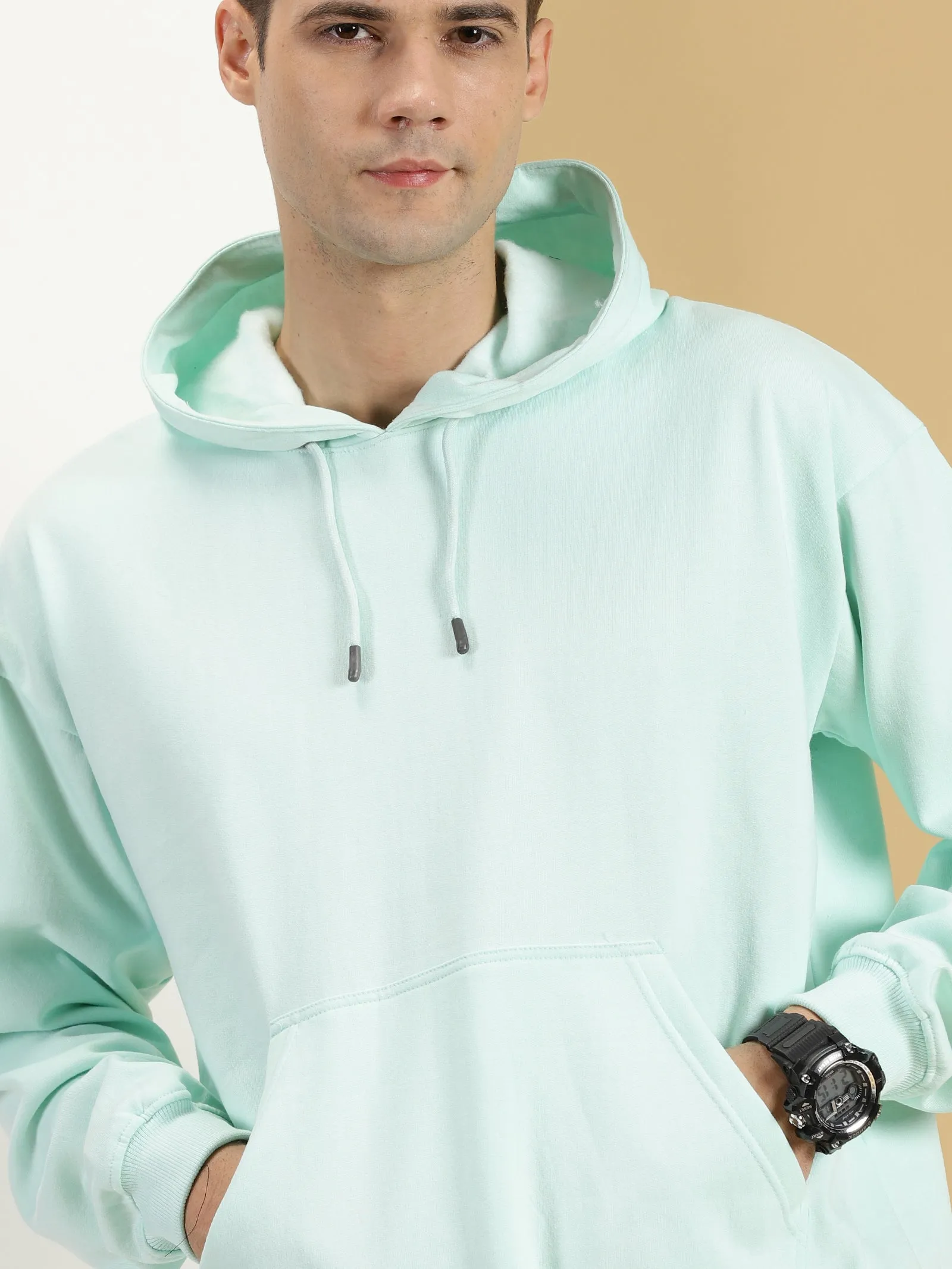 Sea Green Oversized Hoodie