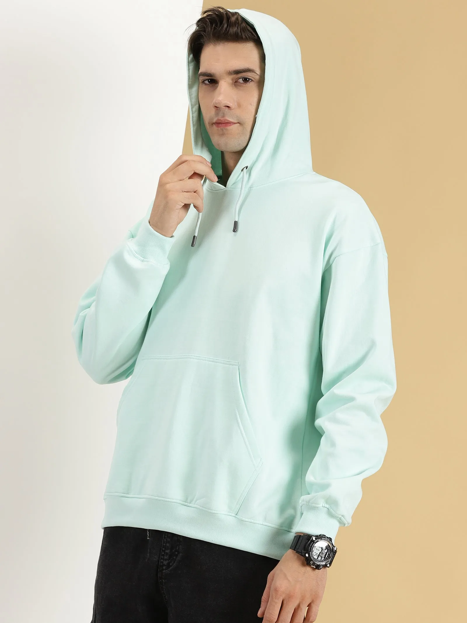 Sea Green Oversized Hoodie