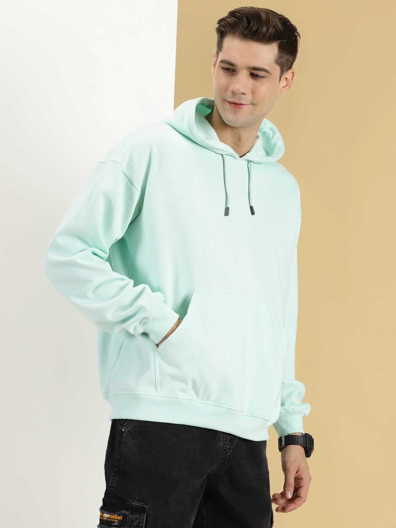 Sea Green Oversized Hoodie