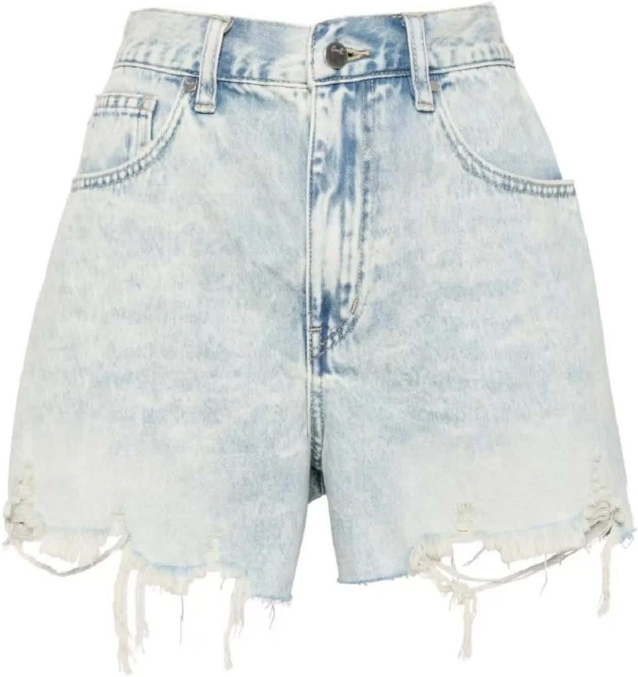 SperLucky Jeans for Women High Waisted Stretchy Short Jeans Loose Leg Denim Short Pants