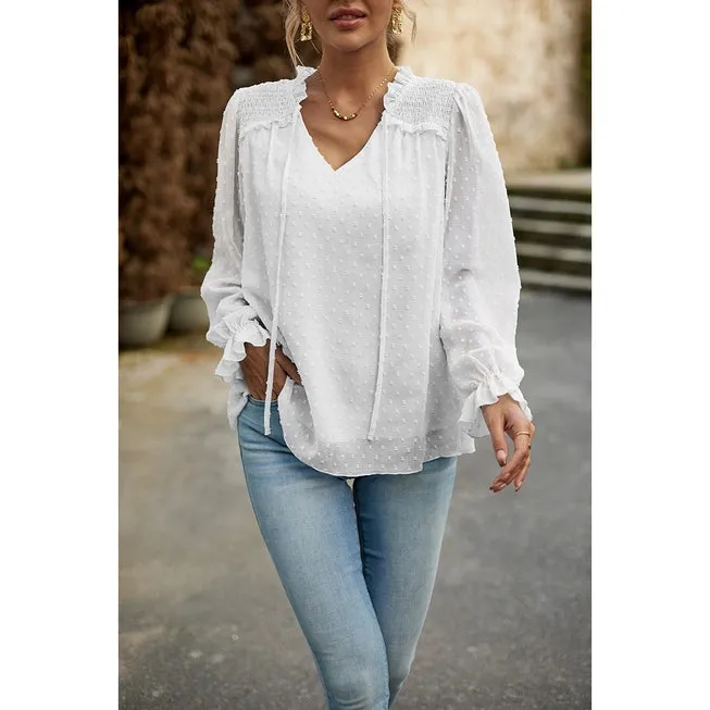 Swiss Dot Blouse