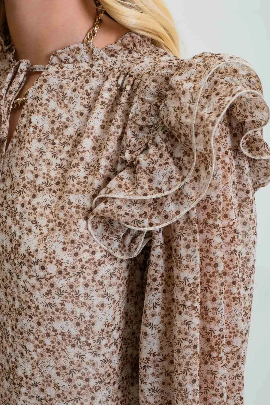 The Callie Ruffle Detail Blouse